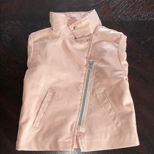 2T toddler faux leather jacket